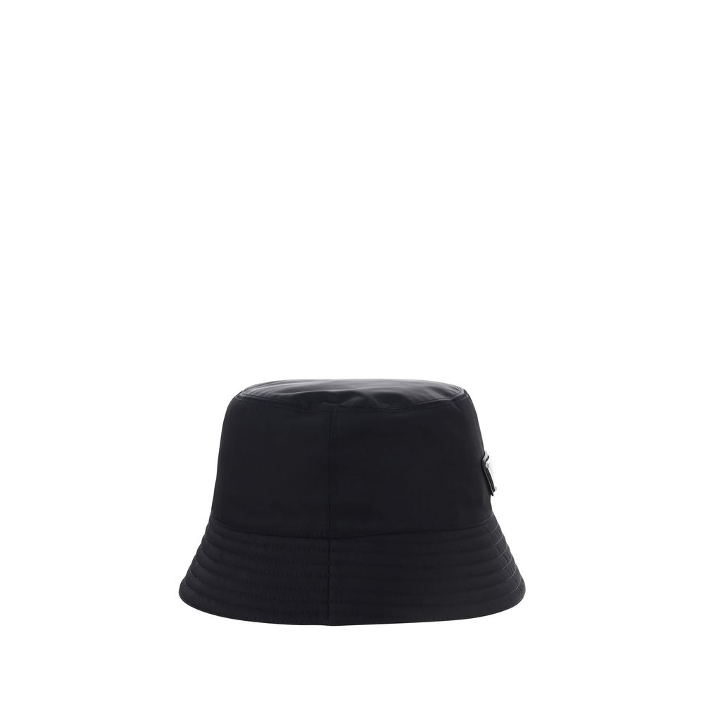 Black Polyamide Bucket Hat - Image 2