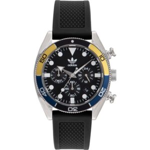 Adidas Black Synthetic Sport Watch